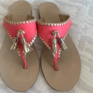 Jack Rogers Coral Whip Stitch Sandal